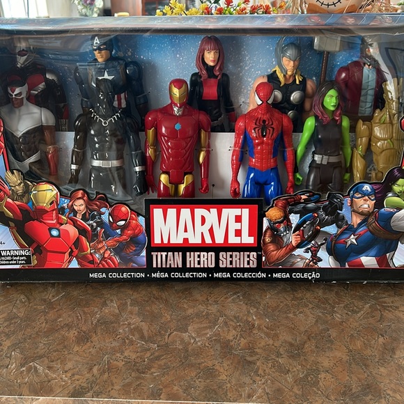 Marvel Titan Heroes vintage 2017 mega collection 11 figure set by Hasbro - Picture 8 of 13